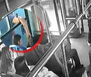 VIDEO: Así roban celulares en la Línea 2 del Mexibús en Ecatepec 