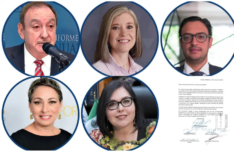 Los cinco integrantes deb&iacute;an evaluar a los candidatos para elecci&oacute;n. 