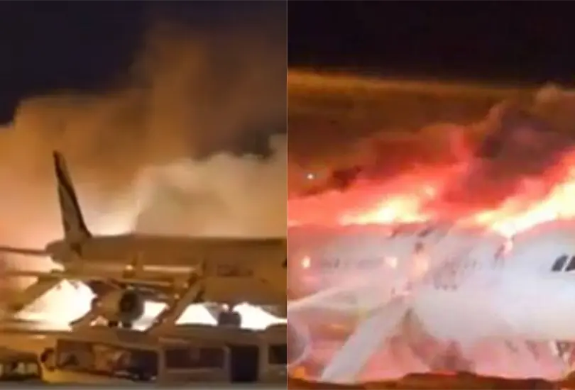 Los pasajeros pudieron salir del avi&oacute;n