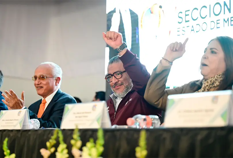 Horacio Duarte asisti&oacute; en representaci&oacute;n de Delfina G&oacute;mez