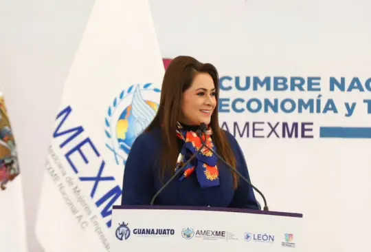 Tere Jiménez, gobernadora de Aguascalientes.