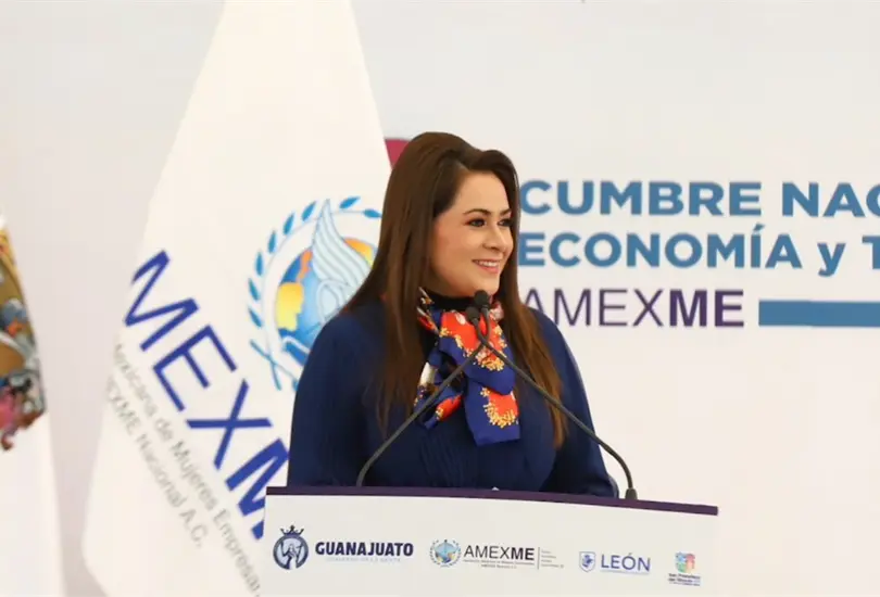 Tere Jim&eacute;nez, gobernadora de Aguascalientes.