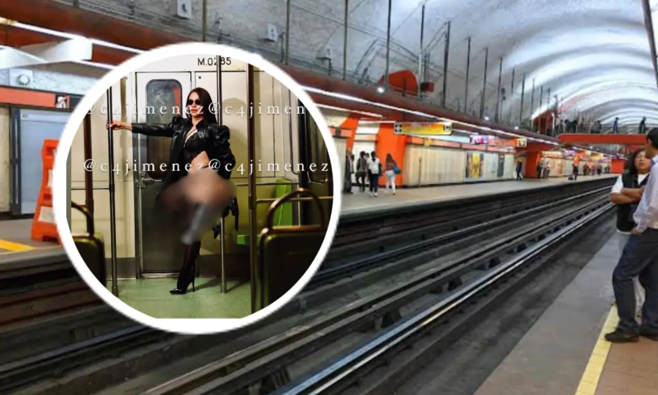  Mujeres son descubiertas tomándose fotos en lencería en la estación Mixcoac 