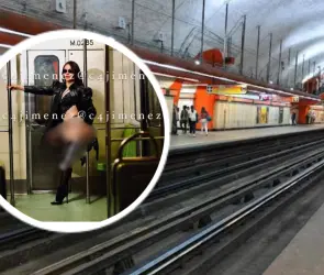 Mujeres son descubiertas tomándose fotos en lencería en la estación Mixcoac