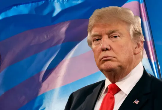 Donald <span class=highlighting>Trump</span> suspenderá tratamientos hormonales para personas trans en prisión.