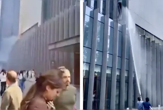 Incendio en Plaza Artz: desalojan a clientes y empleados | VIDEO