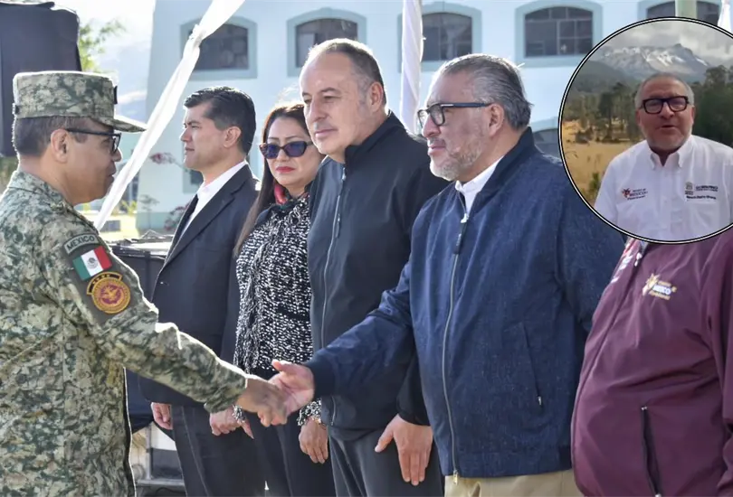 El Secretario General de Gobierno del Estado de M&eacute;xico en Texcaltitl&aacute;n.