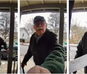 Abuelito se hace viral por invitar a sus vecinos a una fiesta que dure hasta que llegue la policía