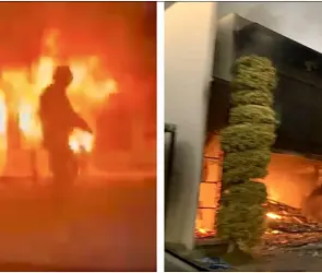 Balaceras e incendios dejan heridos, un hombre carbonizado y un restaurante destruido