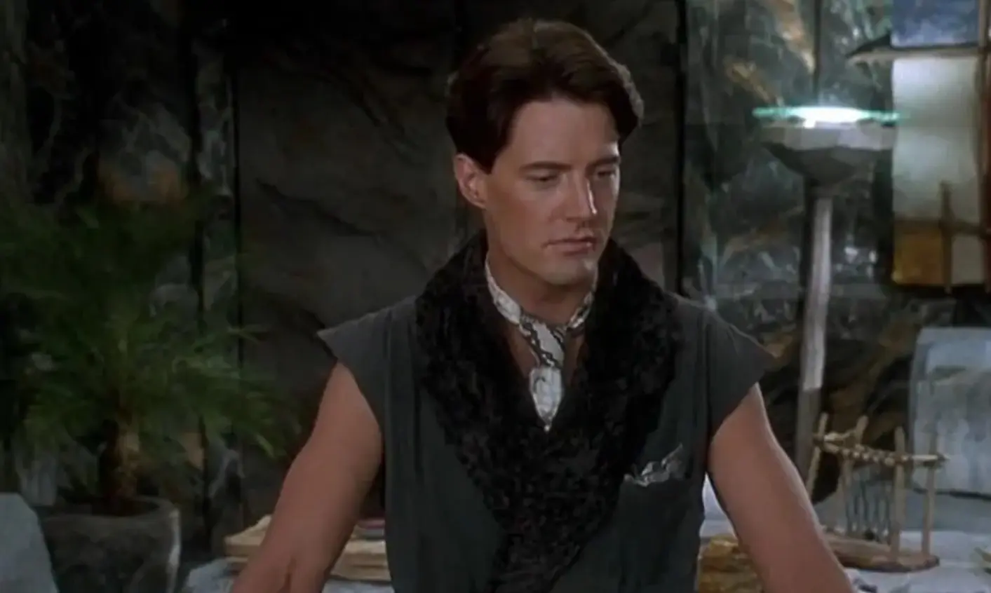 Kyle MacLachlan interpretó a Risco Vandercueva, el vicepresidente de la empresa donde trabajan Pedro y Pablo<br>