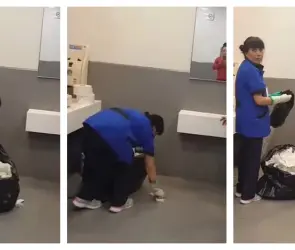 Obligan a empleada de limpieza de Liverpool a abrir los papeles sucios del baño por anillo de una clienta