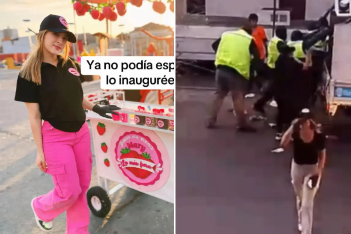  Autoridades destruyen puesto de fresas con crema de emprendedora 