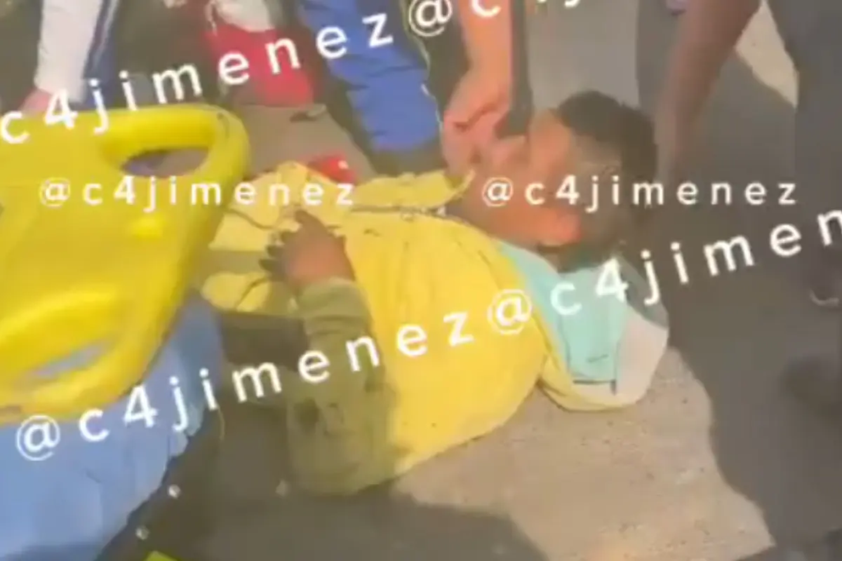  Delincuente llora tras ser baleado en CDMX 