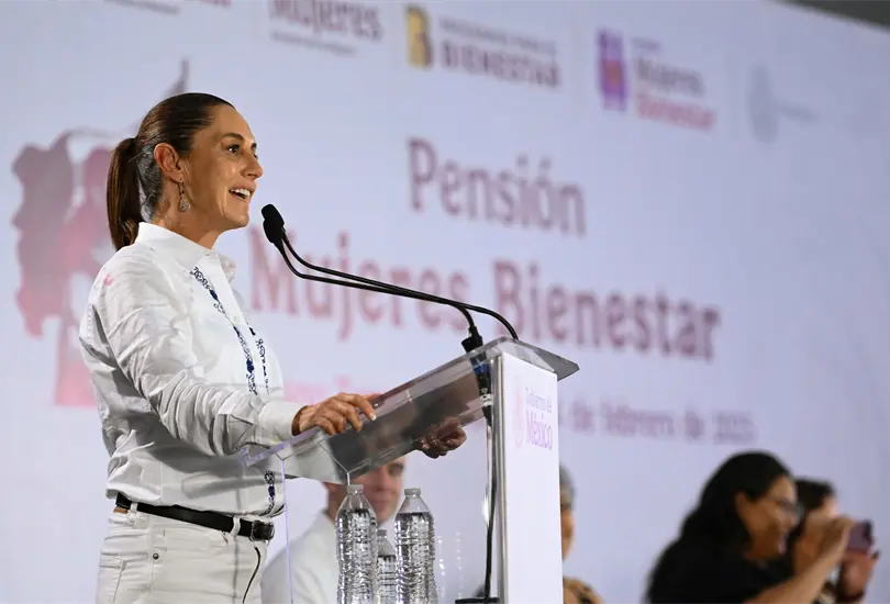 Claudia Sheinbaum, presidenta de M&eacute;xico.