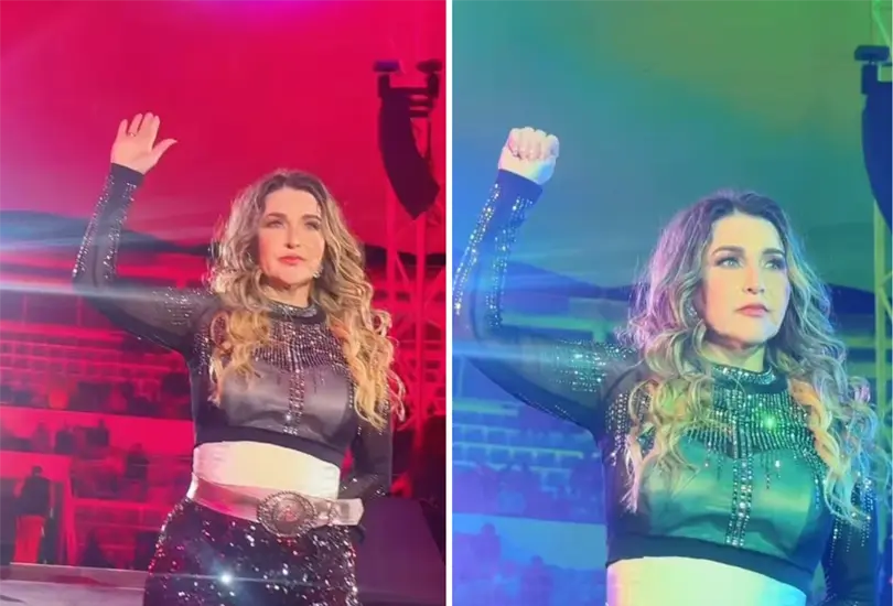 La se&ntilde;al de auxilio que hizo Alicia Villarreal.