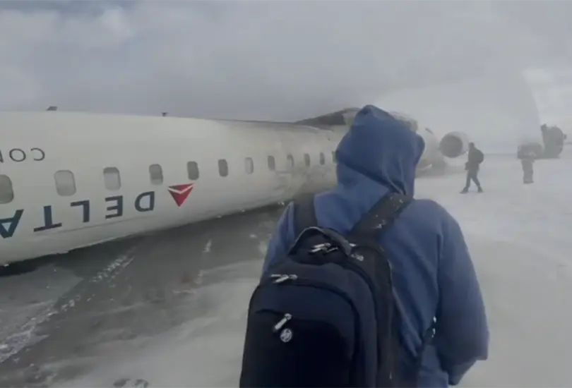 El accidente ocurrió en el Aeropuerto Internacional Pearson de Toronto, Canadá El accidente ocurrió en el Aeropuerto Internacional Pearson de Toronto, Canadá