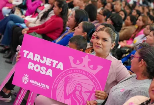 El primer depósito de la tarjeta rosa.