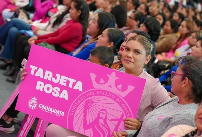 El primer dep&oacute;sito de la tarjeta rosa.