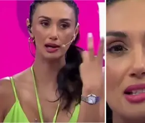 La conductora Pamela Díaz sufre parálisis facial en un programa en vivo