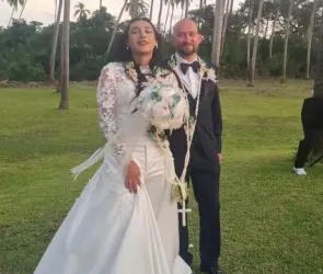 Revelan nuevas imágenes de la boda de Temístocles Villanueva y Alhan Santamaría