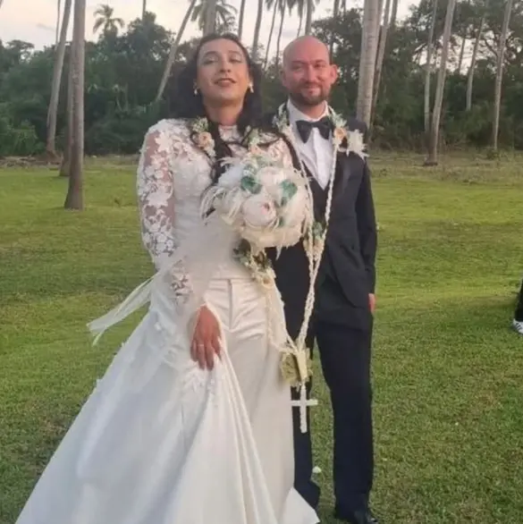 Revelan nuevas imágenes de la boda de Temístocles Villanueva y Alhan Santamaría