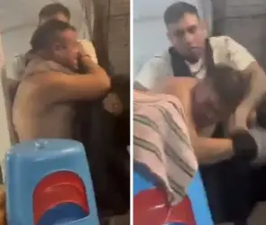 Hombre muerde y arranca la oreja a su rival en violenta pelea callejera