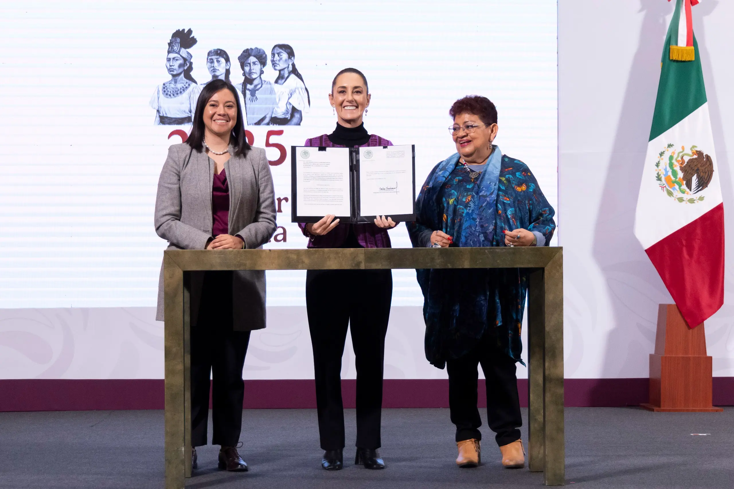 Sheinbaum envió la iniciativa al Congreso. Presidencia.