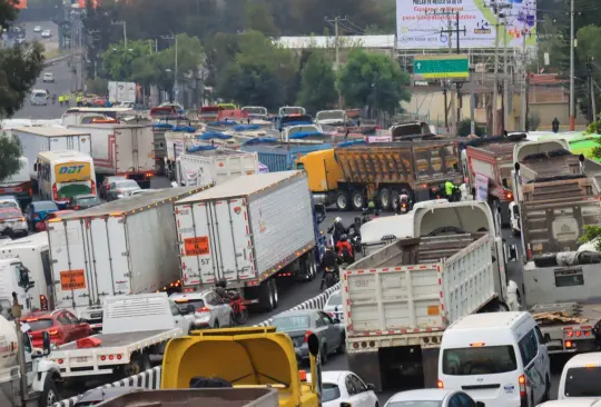 Diversos bloqueos causaron caos vial durante la semana.