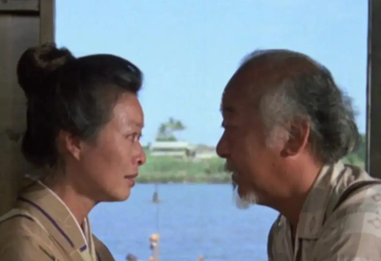 Nobu McCarthy interpretó a Yukie, un antiguo amor del señor Miyagi