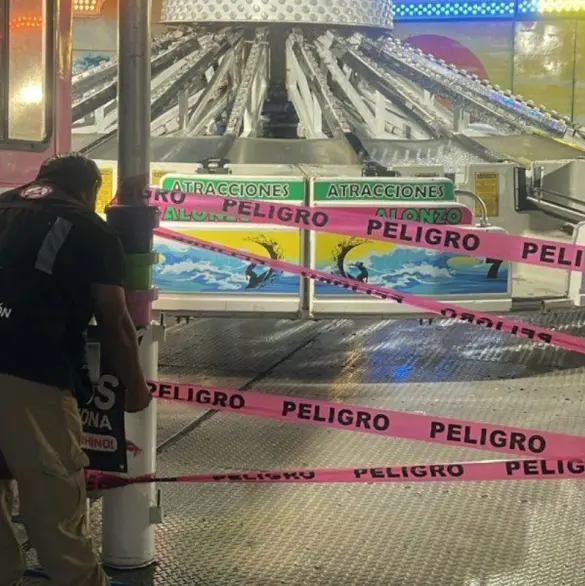 Joven cae de juego mecánico en feria de Cozumel; autoridades sancionan a responsables