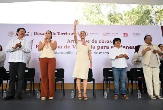 La presidenta dio banderazo de salida al Programa de Vivienda para el Bienestar en Manzanillo, Colima. 