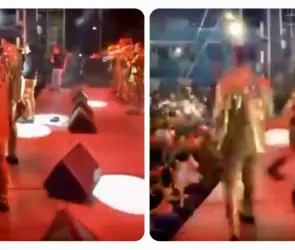 VIDEO | Balacera en pleno carnaval de Tabasco provoca pánico en concierto de La Arrolladora