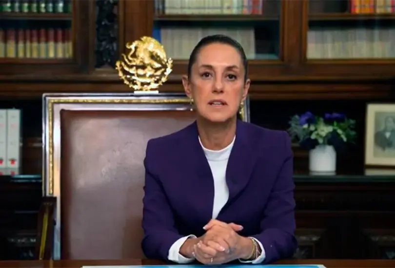 La presidenta de México anunciará medidas de respuesta al gobierno de Trump en un mitin el domingo. La presidenta de México anunciará medidas de respuesta al gobierno de Trump en un mitin el domingo.
