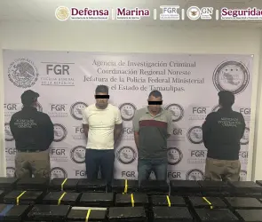 Detienen tractocamión con 700 kilos metanfetamina escondida en cajas de tostadas en Tamaulipas