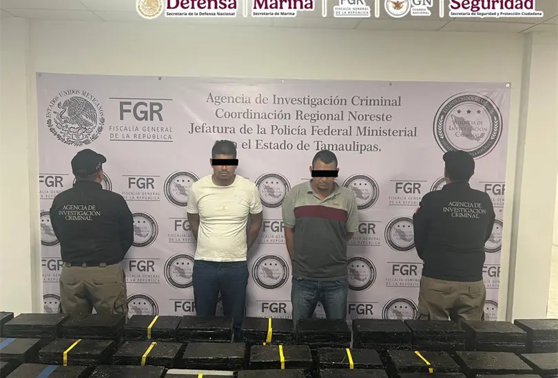 Detienen tractocami&oacute;n con 700 kilos metanfetamina