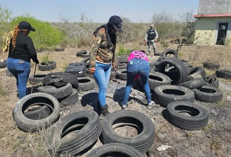 Madres buscadoras hallan otro campo de extermini&oacute; en Reynosa, Tamaulipas.