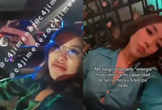 La mujer fue detenida por manejar en sentido contrario.