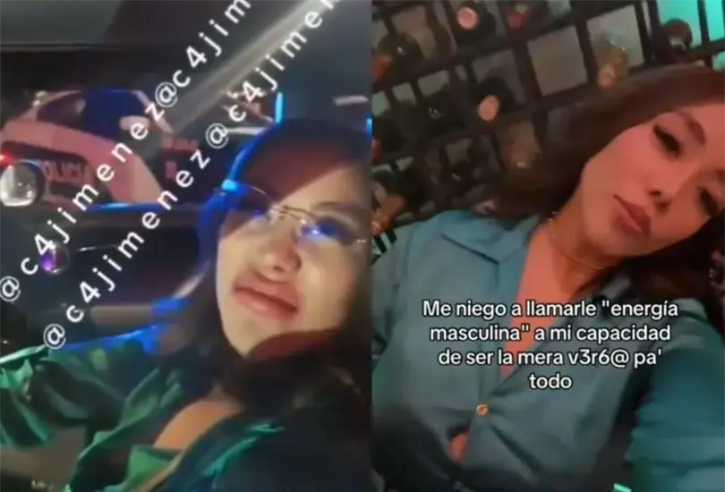 La mujer fue detenida por manejar en sentido contrario.