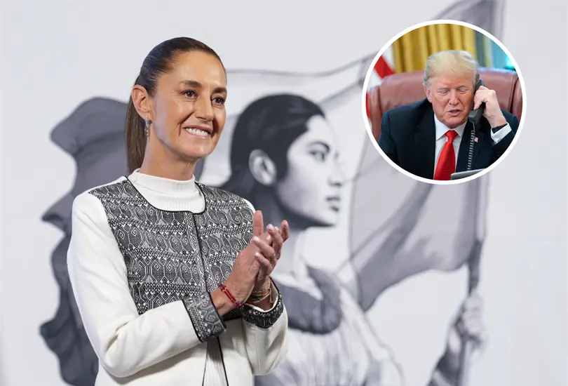 As&iacute; han sido las llamadas de Sheinbaum y Trump.
