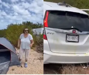 "Nos está agrediendo": Extranjera lanza huevos a familia mexicana en Yucatán