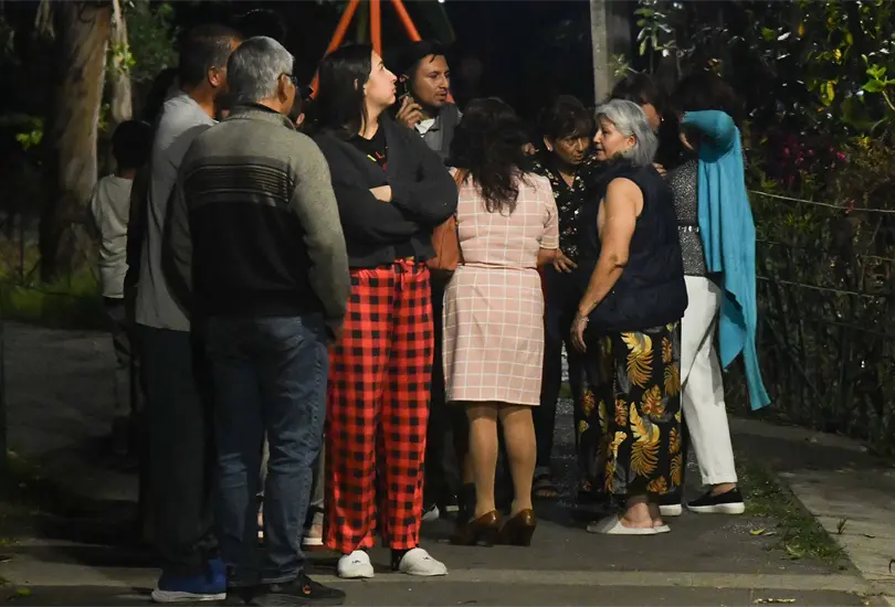 El sismo despert&oacute; a algunos habitantes.