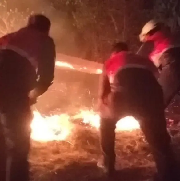 Imágenes impactantes: así fue el incendio en el Cerro de la Estrella