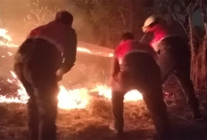Im&aacute;genes impactantes: As&iacute; fue el incendio en el Cerro de la Estrella