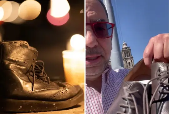 Tunden a Javier Lozano por ir al Zócalo a dejar sus zapatos.