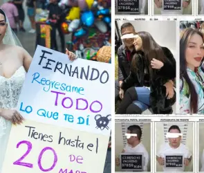 Novia denuncia fraude en su boda y redes exhiben a su prometido estafador