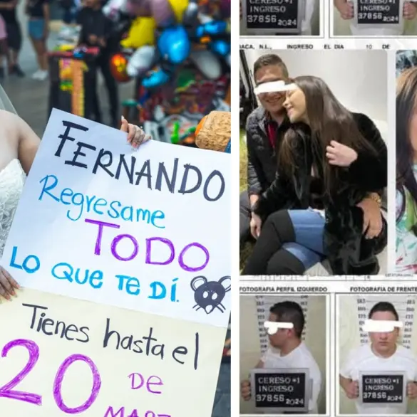 Novia denuncia fraude en su boda y redes exhiben a su prometido estafador