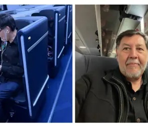 Noroña vuela a Francia en Clase Ejecutiva y genera críticas por falta de austeridad