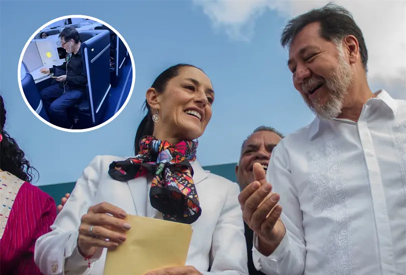 La presidenta habló sobre el viaje de Noroña a Europa. La presidenta habló sobre el viaje de Noroña a Europa.