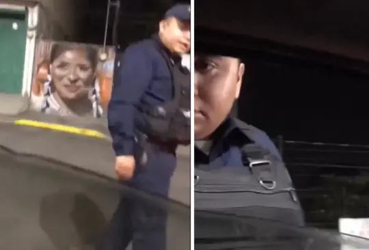 Policía de la CDMX da cachetada a conductor