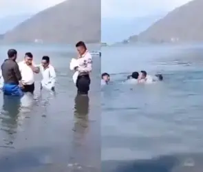 Tragedia en bautizo: Hombre muere ahogado en plena ceremonia 